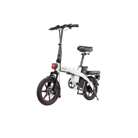 Image of DYU A5 elektrische vouwfiets witte kleur