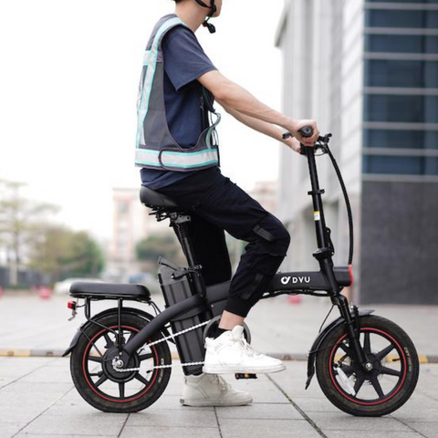 Image of DYU A5 e-bike | 14 inch elektrische vouwfiets
