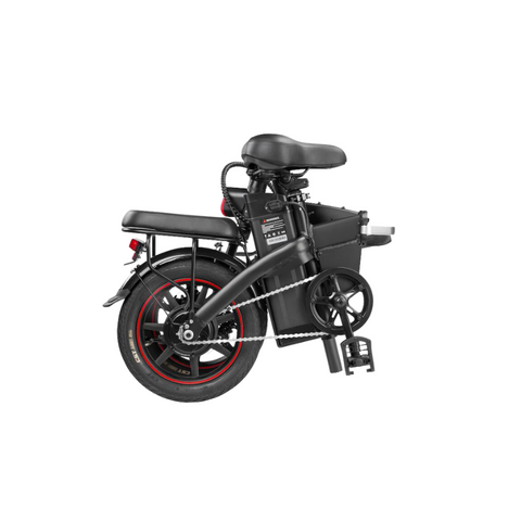 Image of DYU A5 elektrische fiets in opgevouwen toestand