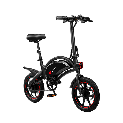 Image of Oplaadbare 10Ah lithiumbatterij in DYU D3F e-bike