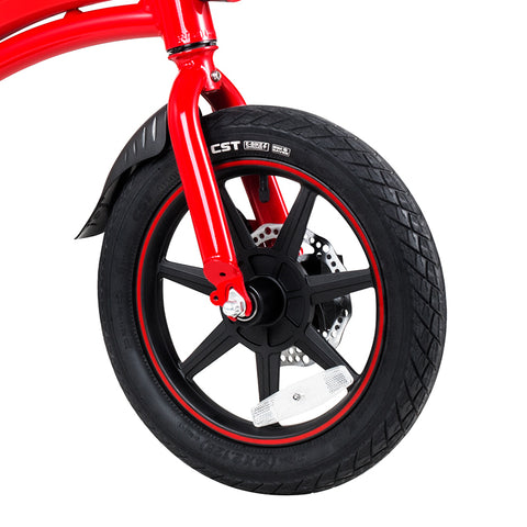 Image of DYU D3+ rood 14 inch voorbanden