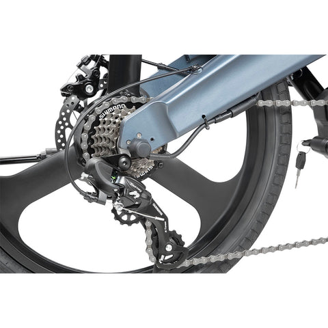 Image of DYU T1 e-bike / elektrische fiets details shimano