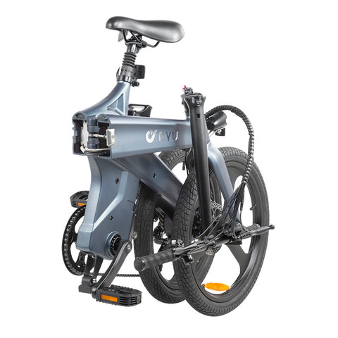 Image of DYU T1 e-bike / elektrische vouwfiets helemaal opgevouwen