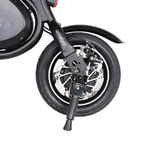 Image of Close-up van het Achterwiel van de Windgoo B3 Elektrische Mini Scooter E-bike