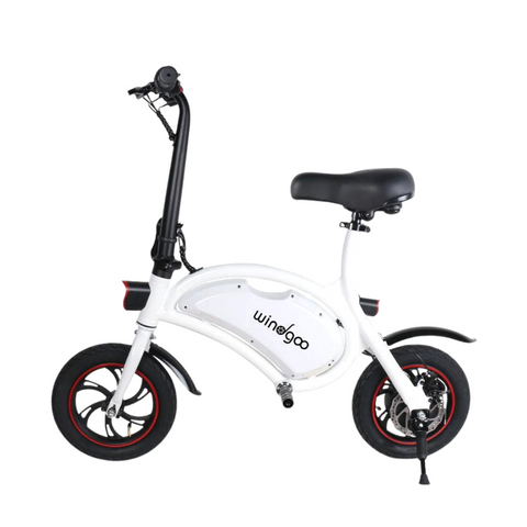 Image of Windgoo b3 elektrische vouwfiets wit zijaanzicht